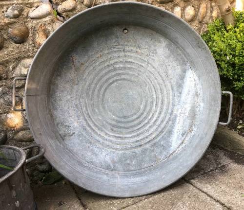 tin bowl